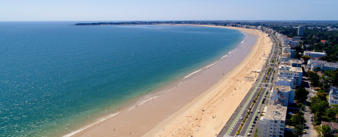 Vue aérienne de La Baule